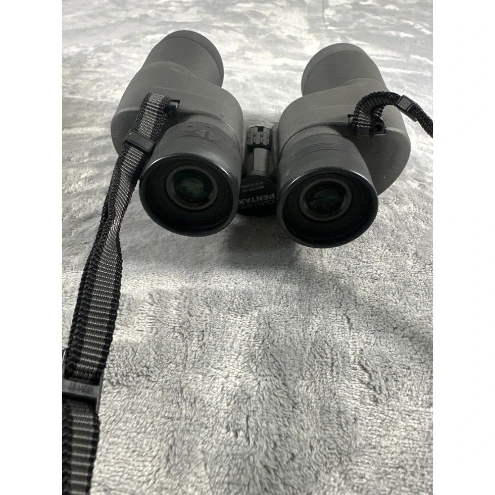 Pentax 10x50 PCF Binoculars with Focus Lock and Carrying Case Black